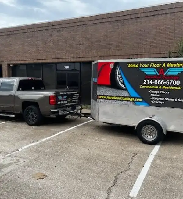 Aerofloor Coating Services location in Plano Texas.